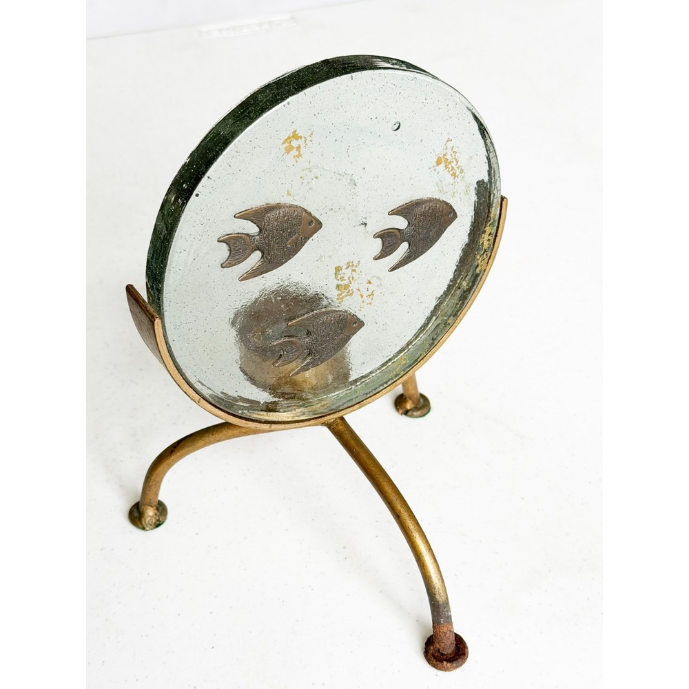 Vintage Angel Fish Tea Light Holder Ocean Nautical Décor Beach Tropical 8.875" T - Picture 5 of 7